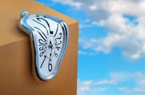 time - melting clock