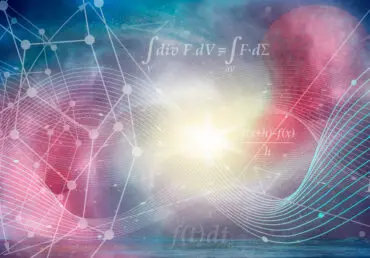 A visual representation of quantum fields and consciousness, exploring what God and quantum physics have in common.